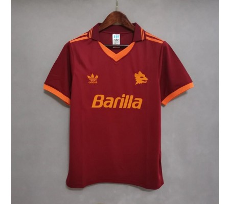 Roma 92/94 Home Red Soccer Jersey